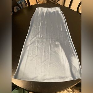 ASOS light blue midi skirt